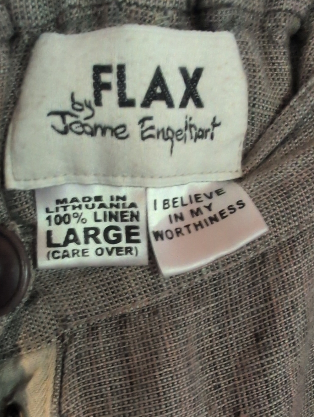 FLAX By Jeanne Engelhart Linen Snap Skirt - Picture 10 of 13